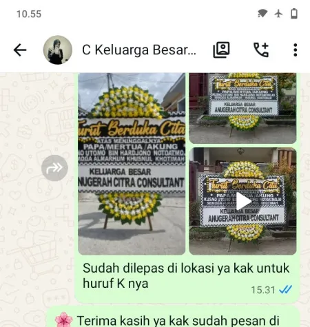 Pengiriman Papan Bunga Duka Medan